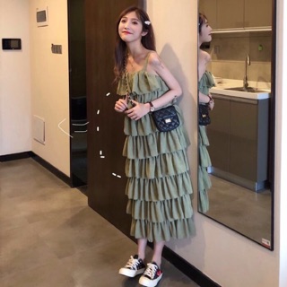 Váy tầng xinh- kèm ảnh thật Mã 161