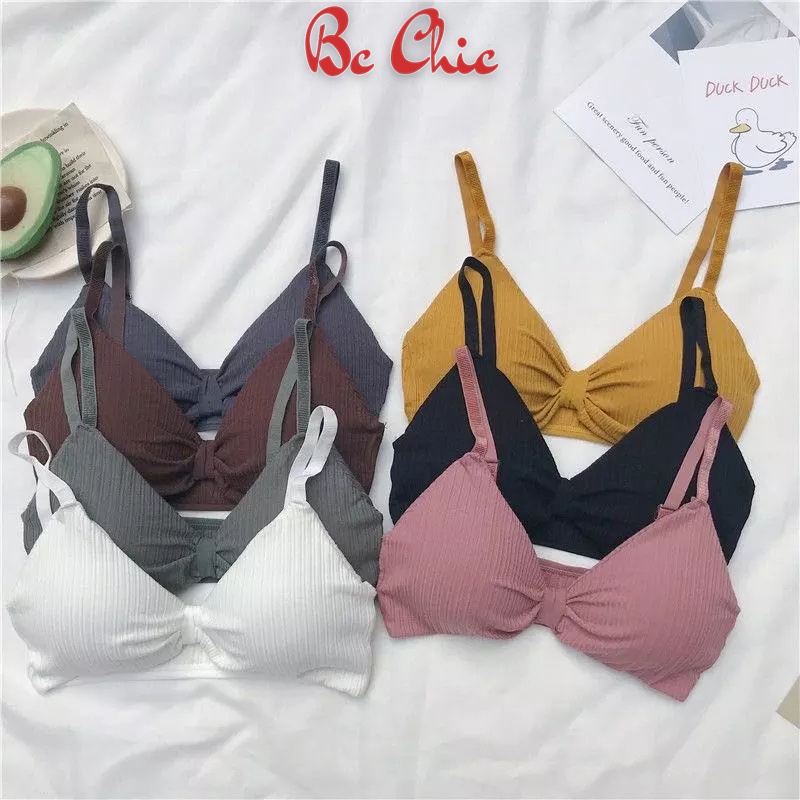 Hót Áo bra cotton nơ mới siêu đẹp ms 308 BC_CHIC LINGERIE