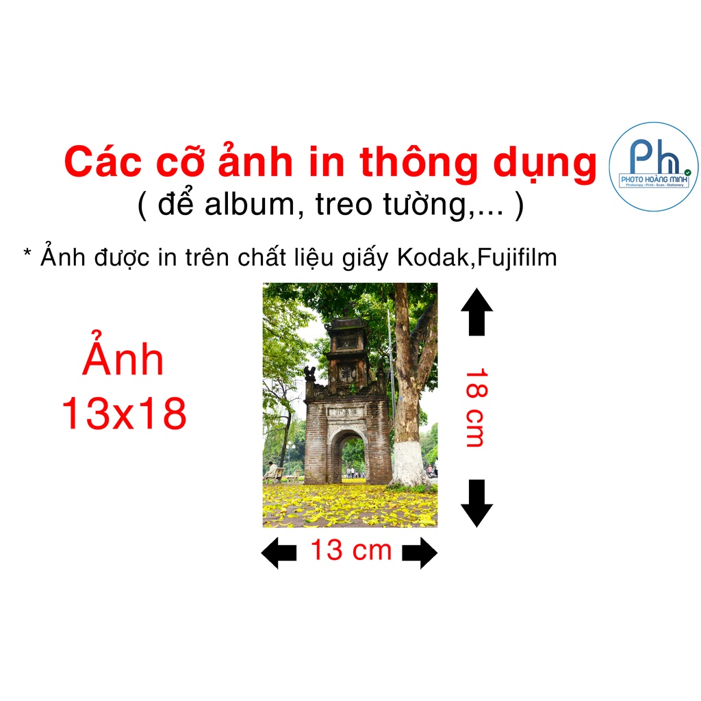 Combo 10 ảnh in 13x18