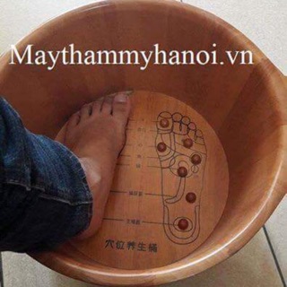 Chậu gỗ ngâm chân