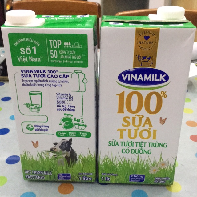 sữa vinamilk có đường 1lít date mới nhất