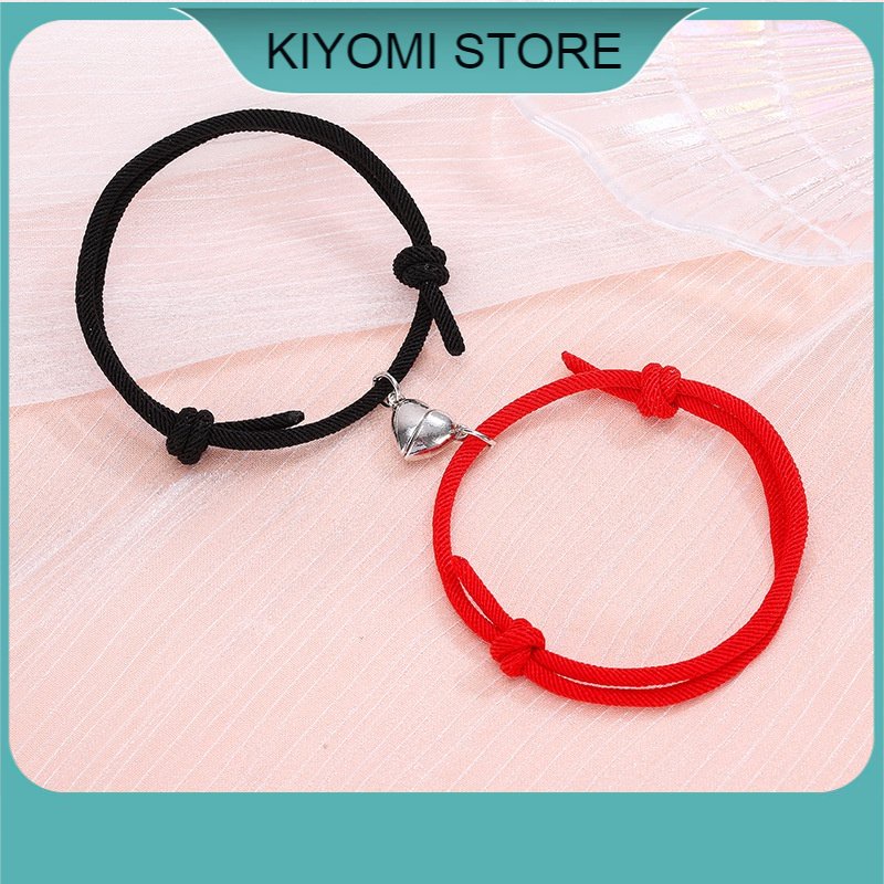 Vòng Tay Đôi Nam Châm Tình Yêu  Thiết Kế Đơn Giản Cho Cặp Đôi KIYOMI STORE