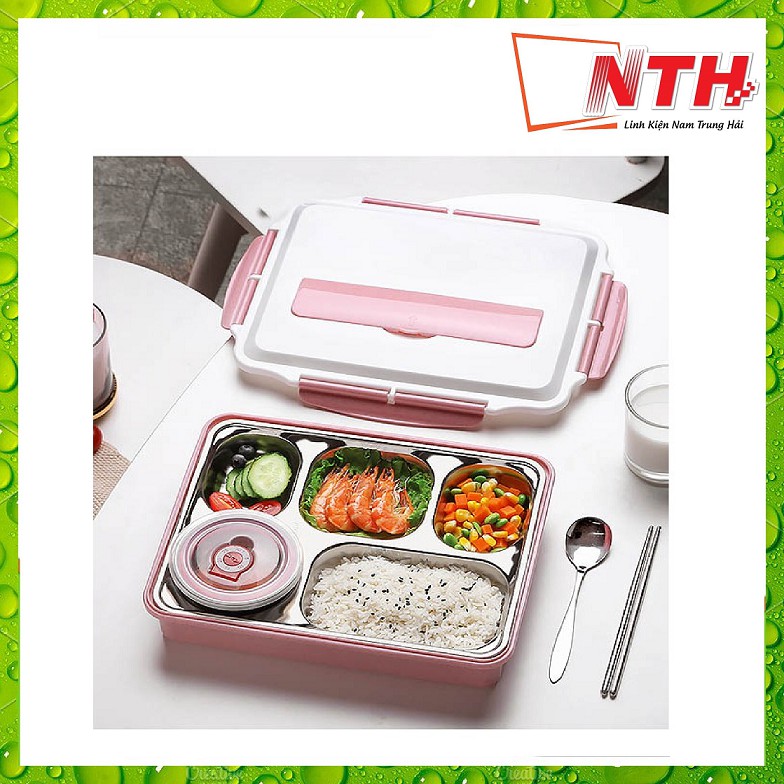 KHAY CƠM PHẦN GIỮ NHIỆT INOX 5 NGĂN