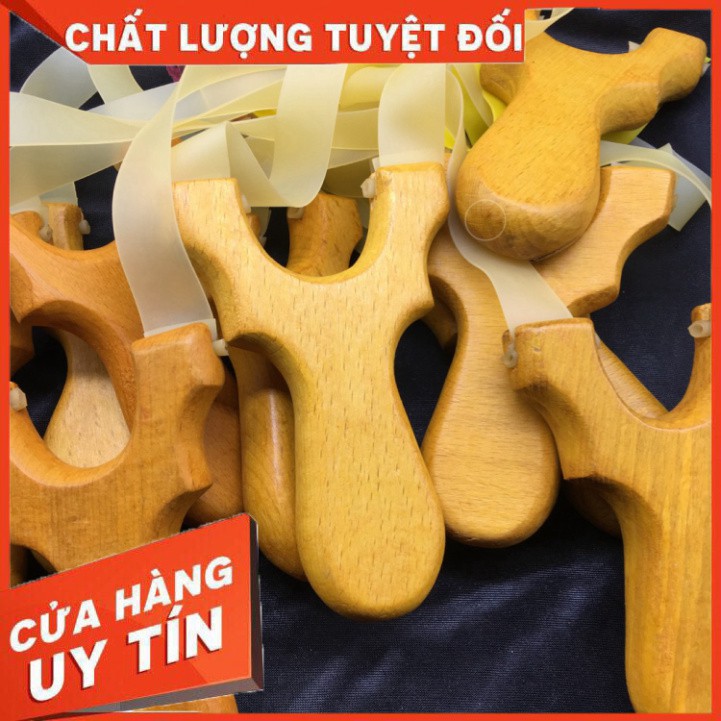 Ná Cao Su Gỗ - Ná Thun Chạc 7.5 Tặng Kèm Dây Theo Ná - ĐỒ CÂU HOÀNG SƠN