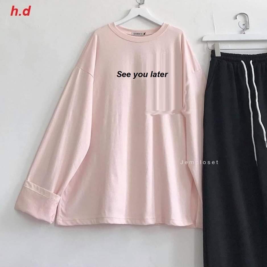 Sét áo See you later + quần Spun HDA1120