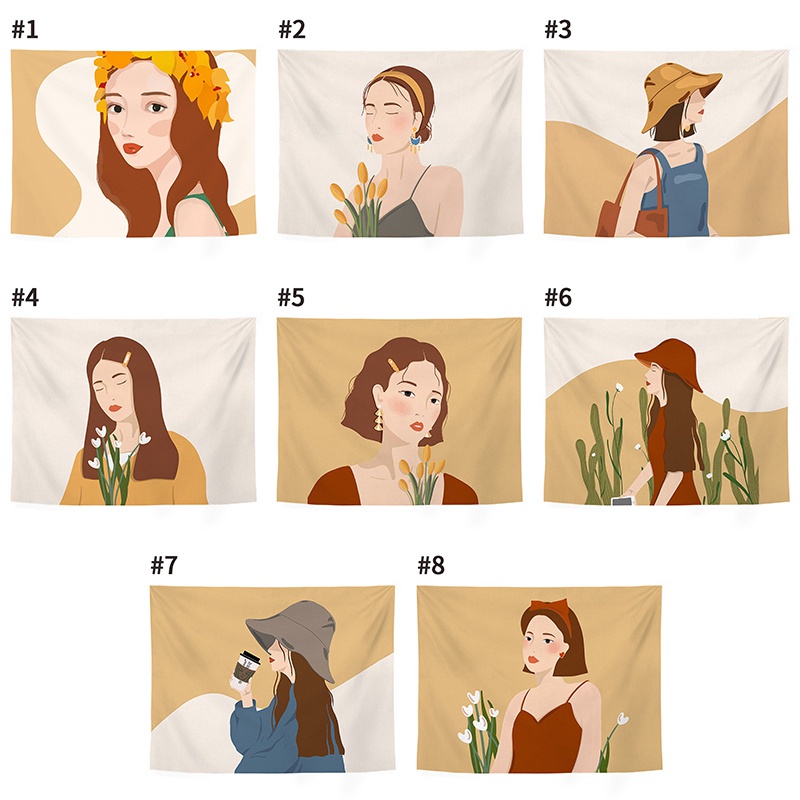 Thảm Treo Tường Trang Trí 75*100CM