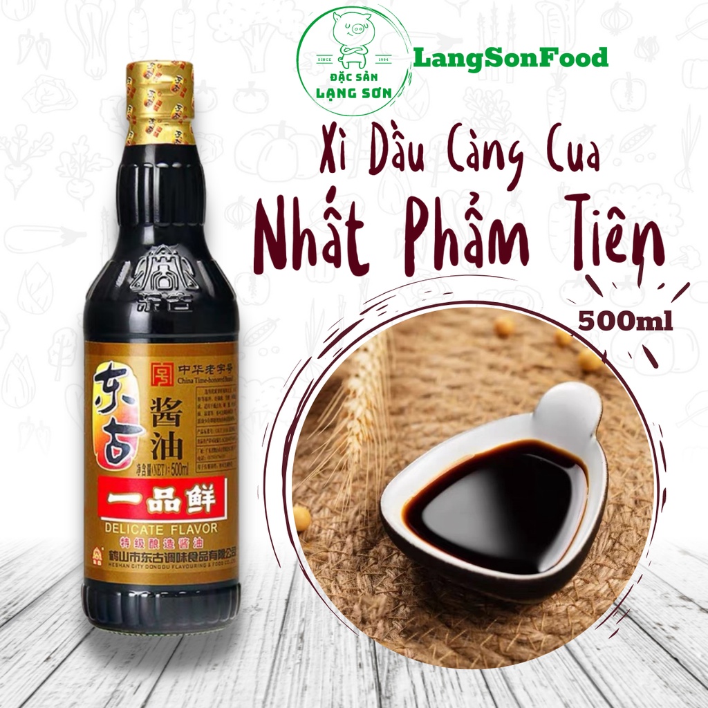 Xì dầu càng cua nhất phẩm tiên chai 500ml