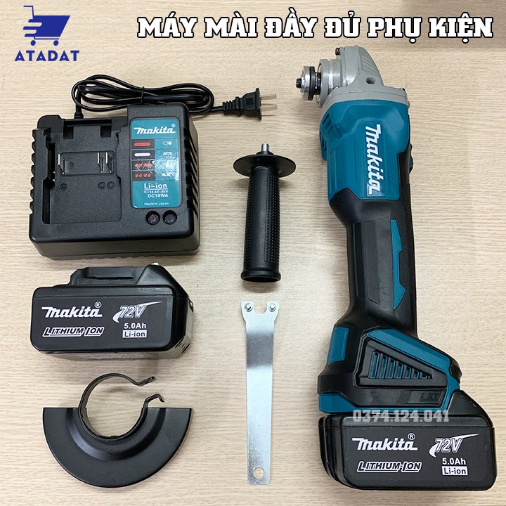 Máy Mài Dùng Pin MAKITA 72V Động cơ BL không than - 100% Đồng, Máy mài - cắt sắt, tường, gỗ, nhôm