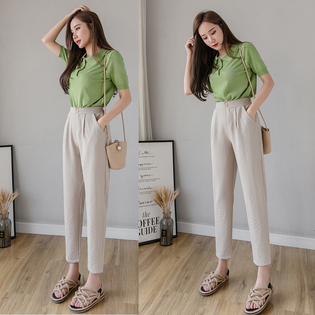 [SALE CHÀO HÈ] Quần Tây Nữ !!! Quần Công Sở Nữ Vài Đũi Thái - Có Bigsize 80kg | BigBuy360 - bigbuy360.vn