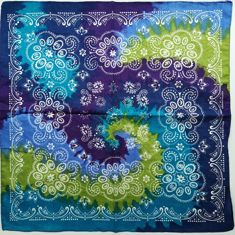 Băng đô trùm đầu bandana chất liệu cotton hình vuông phong hiphop thời trang cho nam nữ