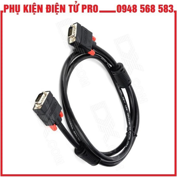 DÂY VGA 1.5M UNITEK Y-C503A KẾT NỐI PC VÀ LAPTOP TỚI MÀN HÌNH LCD VÀ MÁY CHIẾU