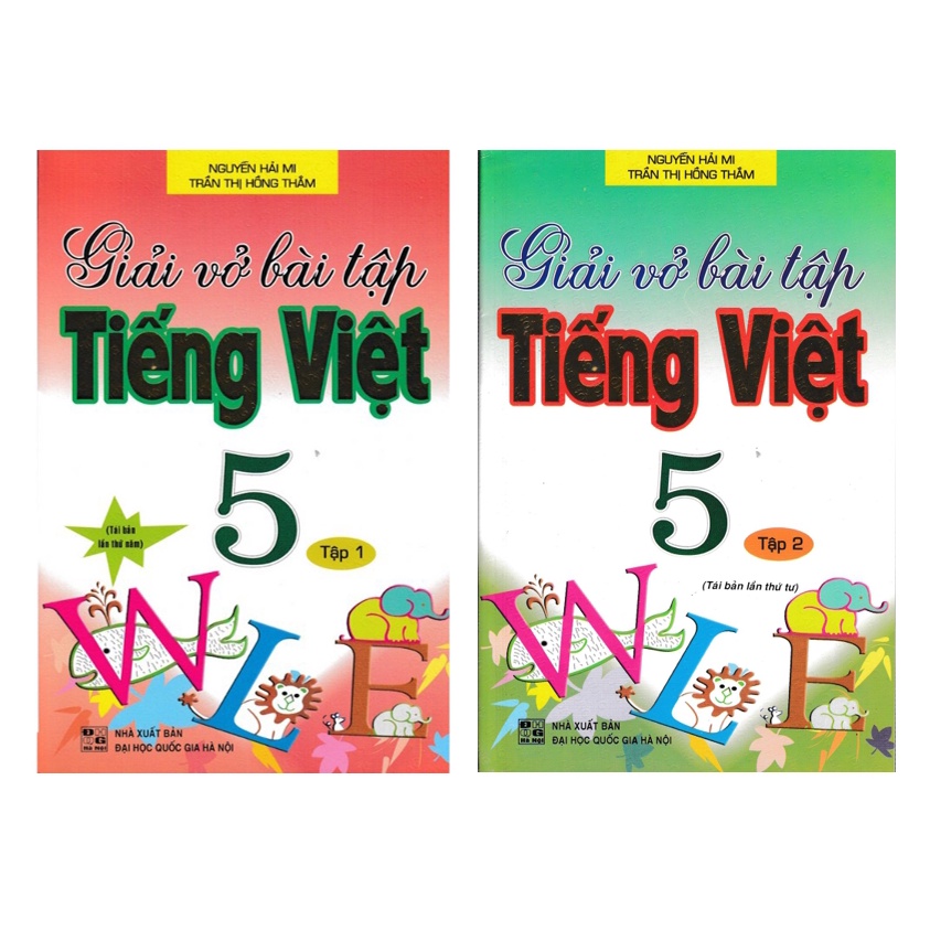 Sách - Combo Giải Vở Bài Tập Tiếng Việt 5 (2 Tập)