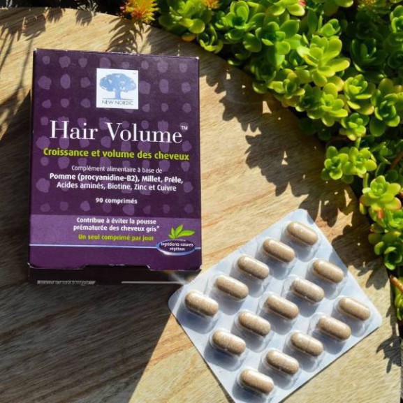 Hair Volume - Viên Uống Dưỡng Tóc giúp tóc dày mượt, chắc khỏe, giảm rụng tóc (30 viên)