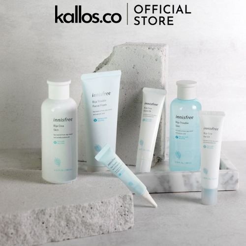 Bộ Dưỡng Da Innisfree Bija Trouble Toner, Lotion, Cica Balm Ex - Kallos Vietnam
