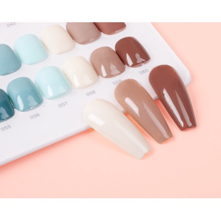 Set sơn gel Very Good Nail 60 màu - Bộ sơn gel tone màu Hàn Quốc (tặng kèm bảng màu mica + base, top)
