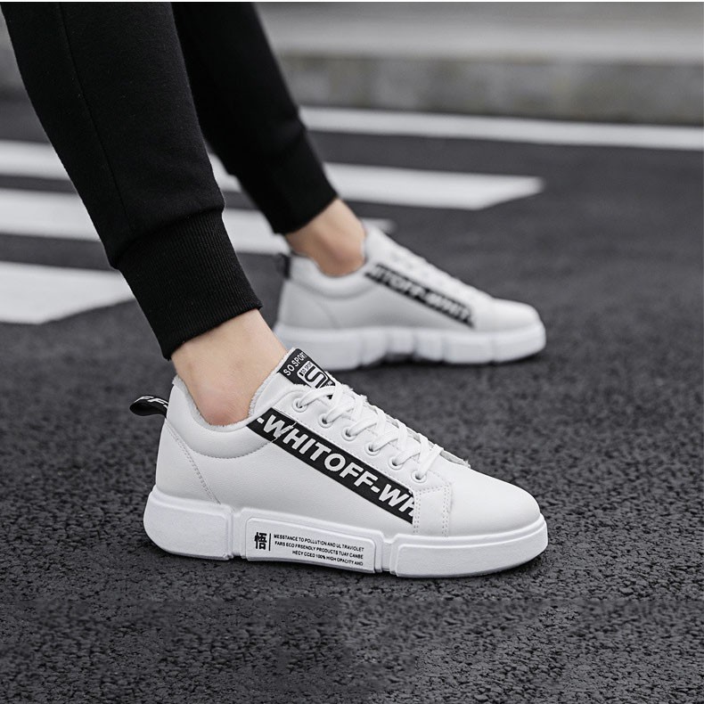 Giày thể thao nam  Giày sneaker trắng đẹp cho học sinh đi học đi làm cao cấp mã ODN