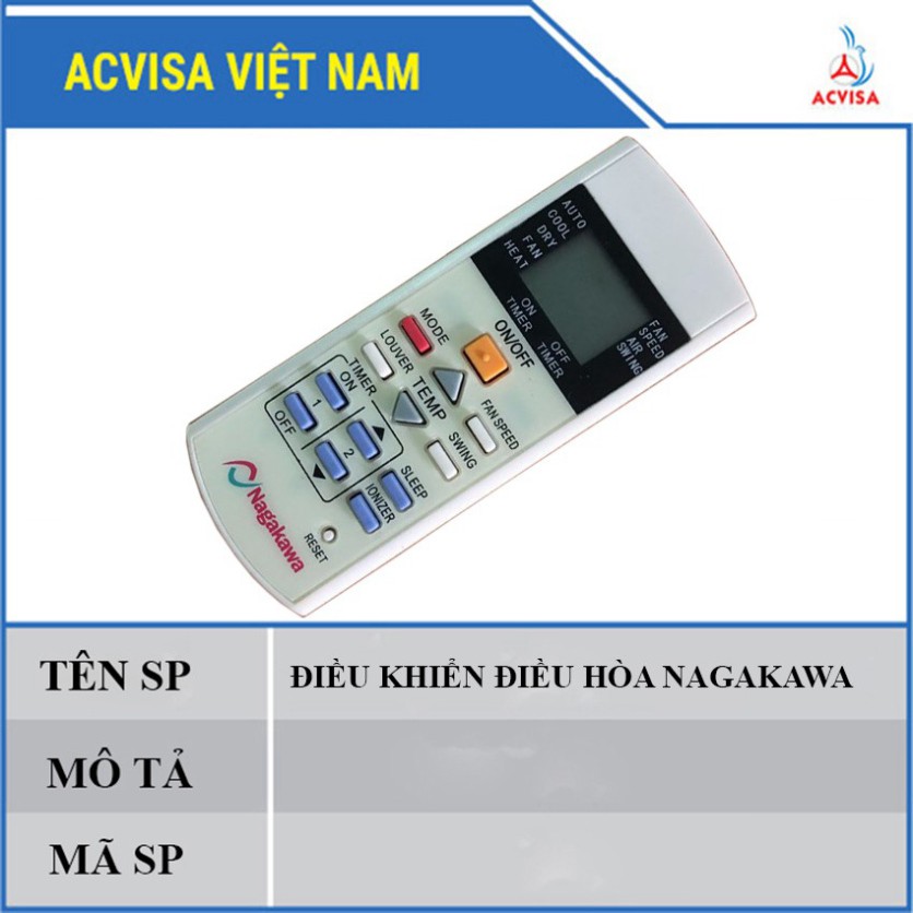 Điều Khiển Máy Lạnh Nagakawa - Giá tốt