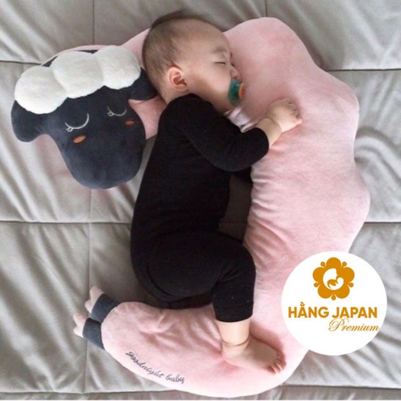 Pass gối cừu GOODNIGHT BABY - ENLLUSBEN chữ C ngược đa năng cho bé new 99%