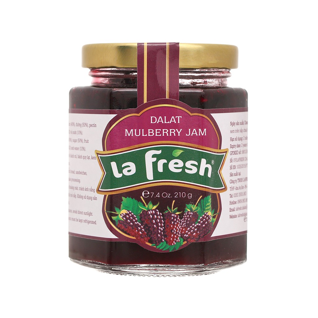 Mứt dâu tằm La Fresh hũ 210g