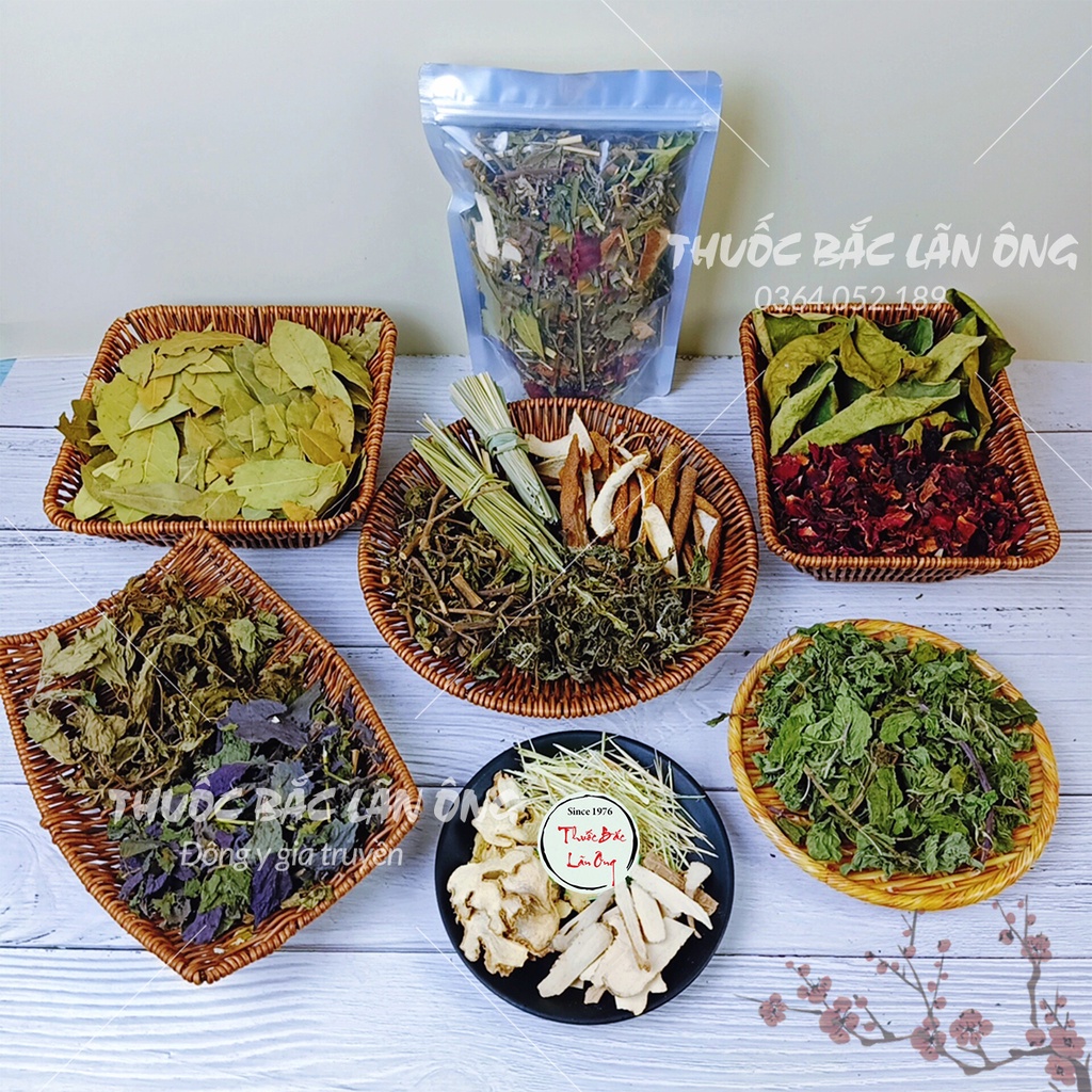 Lá thảo dược xông hơi toàn thân 1 set ( Lá xông thảo mộc tăng sức đề kháng, phục hồi sức khỏe)