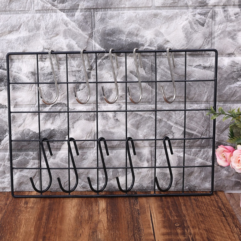 Set 10 Móc Treo Đồ Hình Chữ S Bằng Thép Không Gỉ