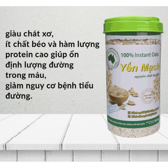 Yến Mạch Nguyên Chất Xuân An Hũ 800G