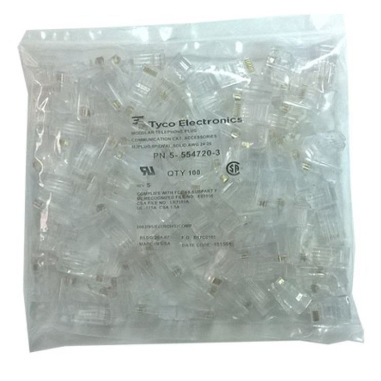 Bộ 10 Hạt Mạng RJ45 Chân Đồng Chuẩn 1000/100 MBS -DC995 | BigBuy360 - bigbuy360.vn