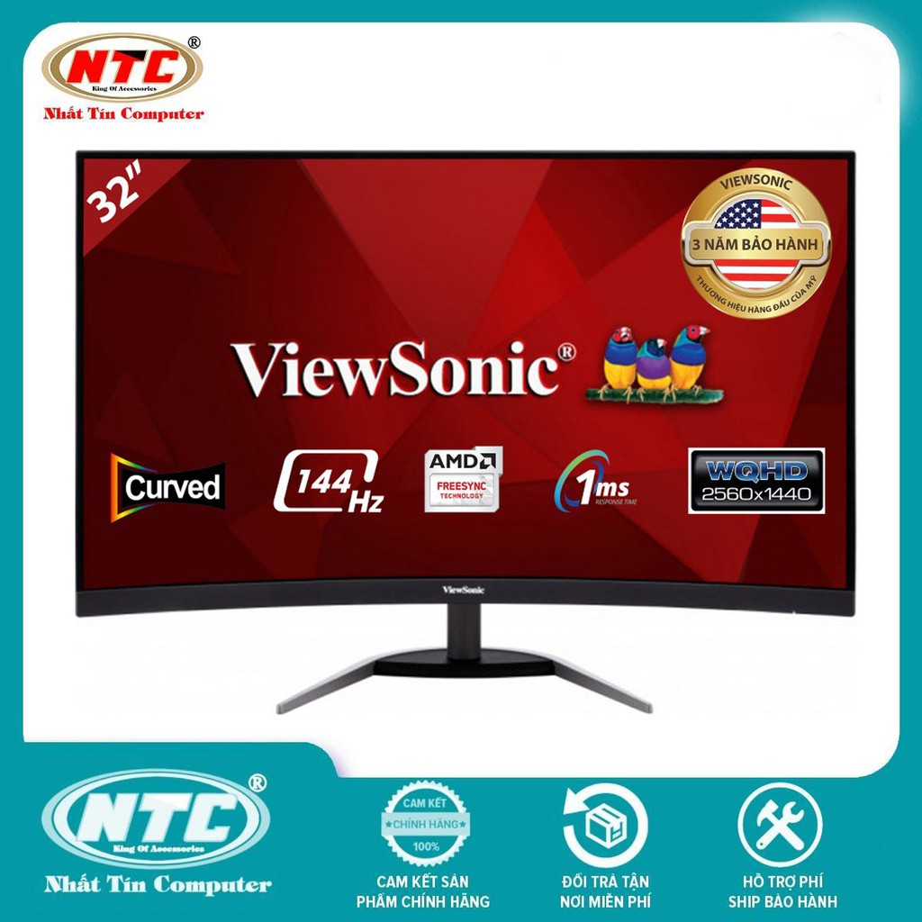 Màn hình ViewSonic VX3268-2KPC-MHD 32Inch