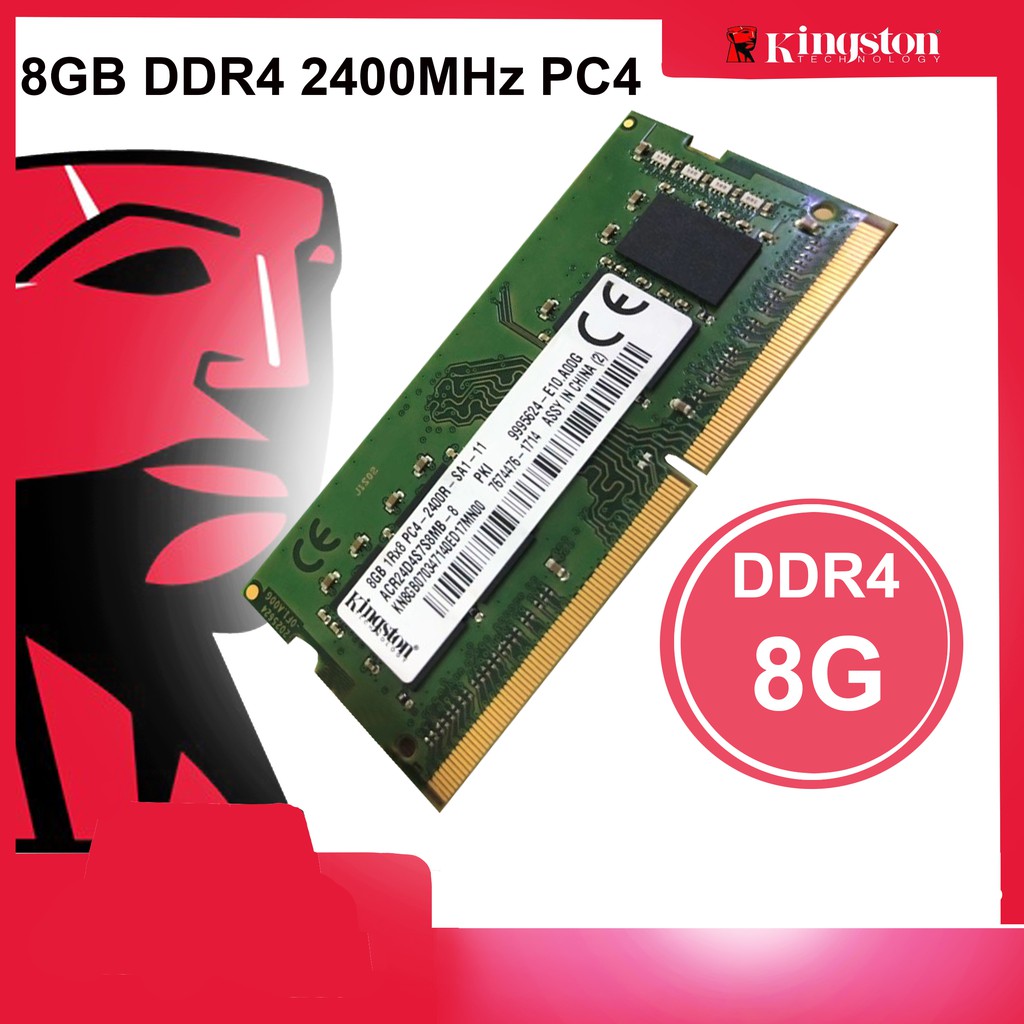 Ram Laptop Kingston 8GB DDR4 2400MHz Chính Hãng - Mới Bảo hành 36 tháng 1 đổi 1