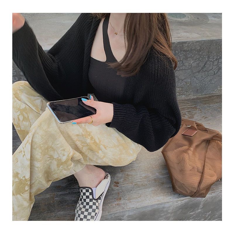 Áo Khoác Cardigan Len Dệt Kim Tay Dài Dáng Rộng Kiểu Hàn Quốc | Smide Clothing