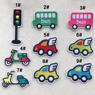 Sticker Ủi, Miếng Patch Ủi Trang Trí Quần Áo Mẫu Xe