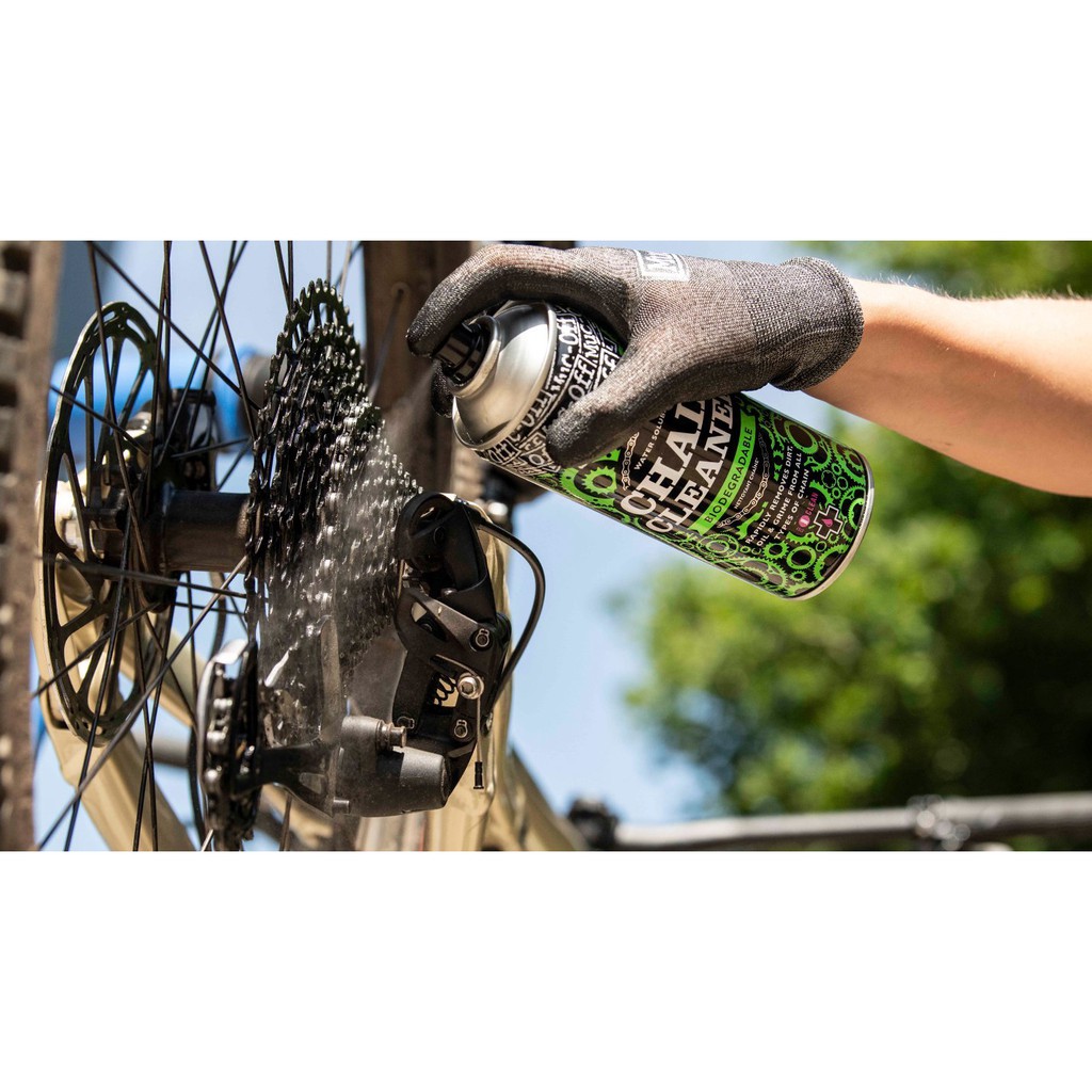Chai xịt tẩy dầu nhớt cho sên líp xe đạp Muc-Off Chain Cleaner