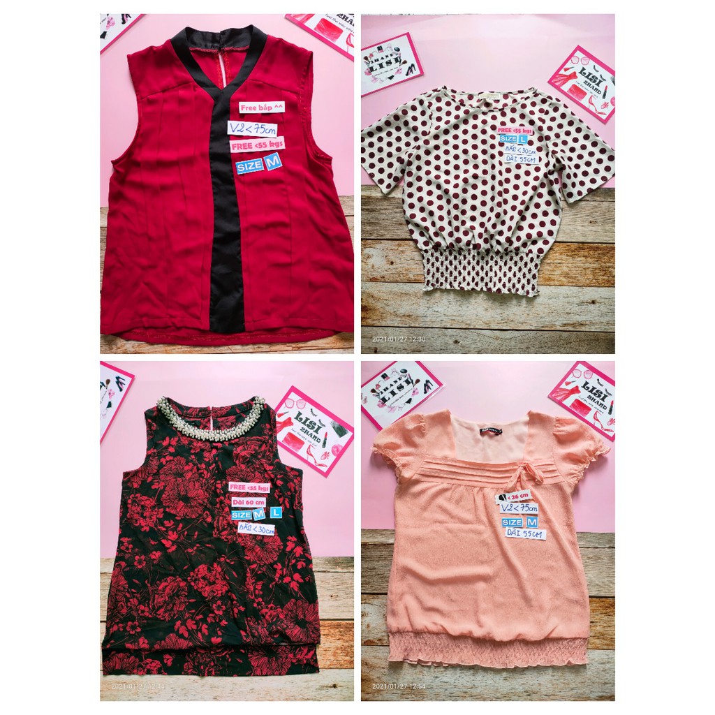 022021 BST ÁO 2HAND MICHAEL KNORS/ SƠN COLLETION/ VOAN MỎNG