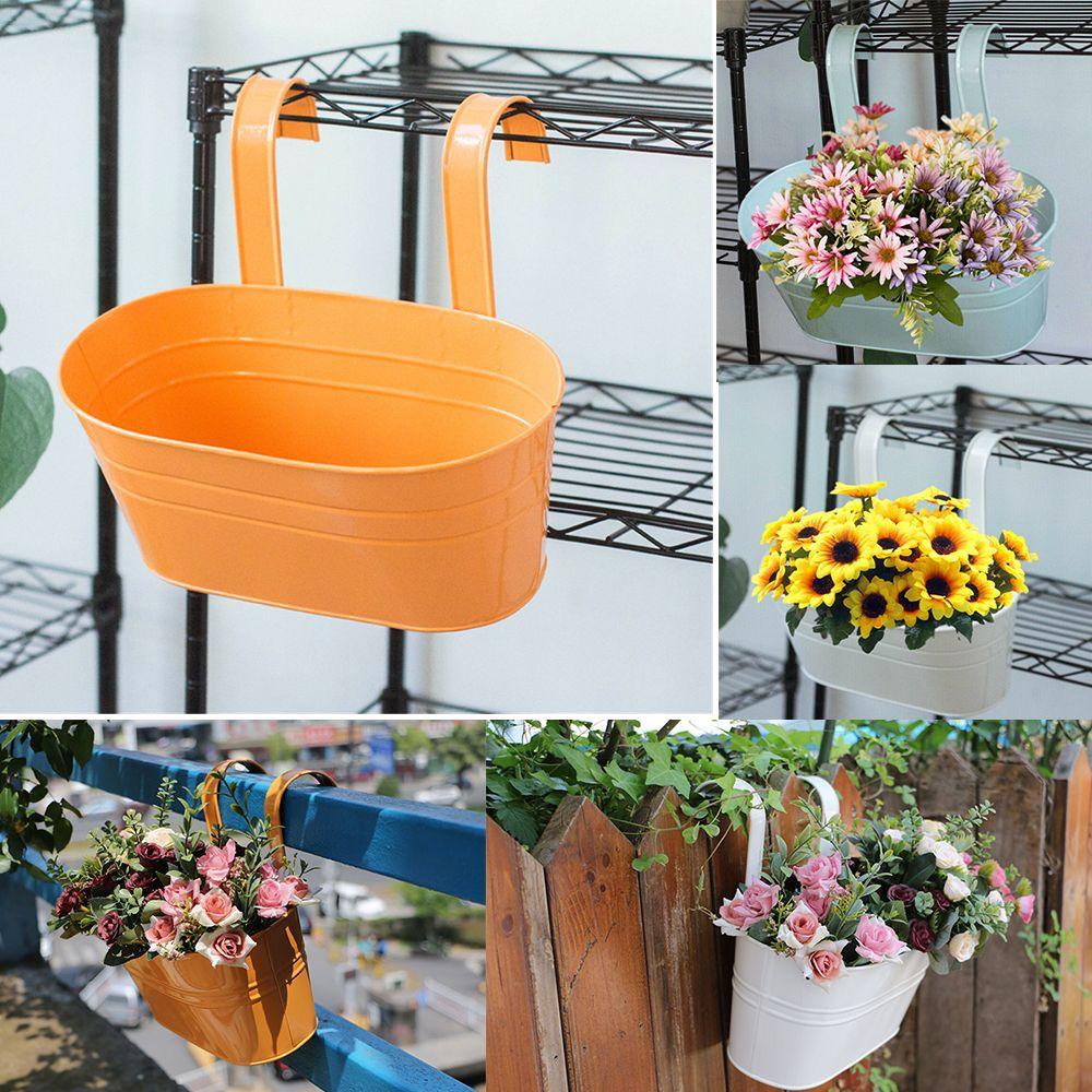 FAY Chậu Trồng Cây Treo Tường Bằng Kim Loại Trang Trí Nhà Cửa