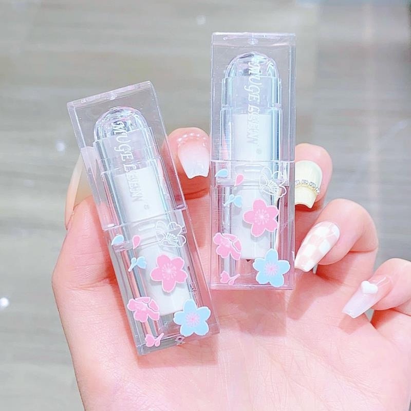 Son Môi Màu Nhung Lì Trong Suốt Lâu Trôi Không Dính Ly Thiết Kế Vỏ Hình Viên Đá Phong Cách Retro