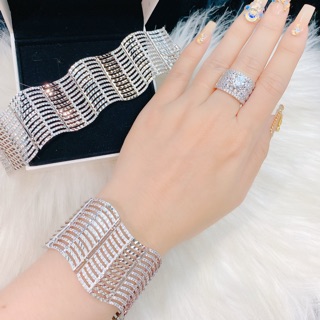 Lắc tay mạ bạch kim