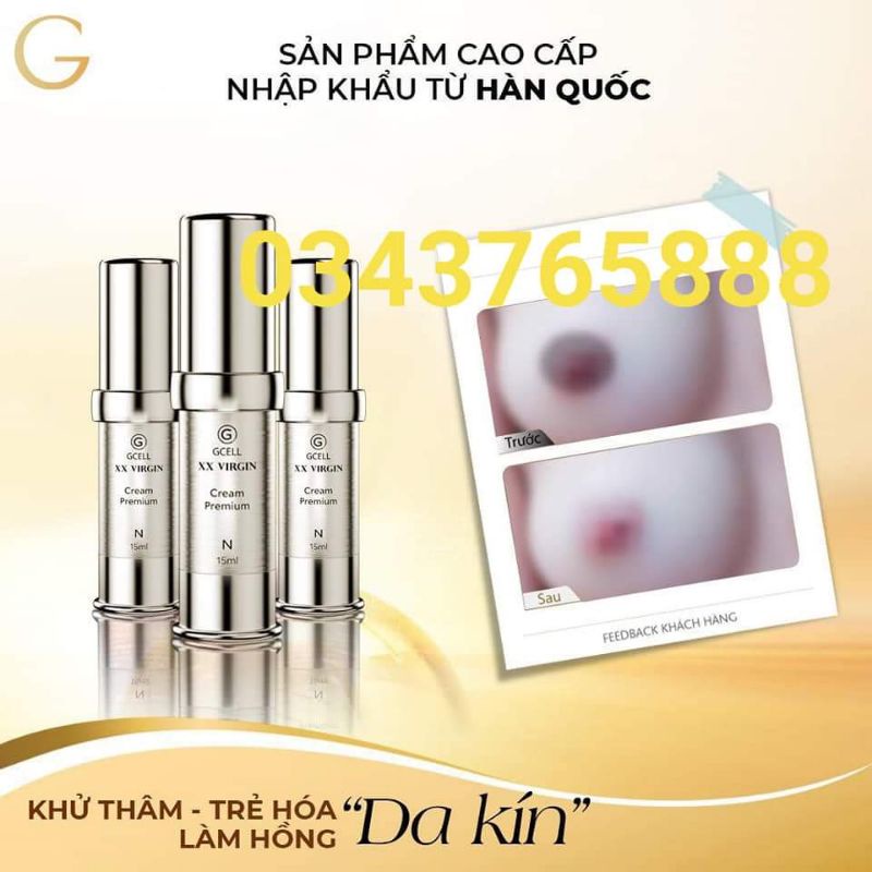( Tặng DDVS)Kem hồng nhũ hoa và bikini Hàn Quốc Chính Hãng Xxvirgin(Tặng thêm 5 mặt nạ)🌺