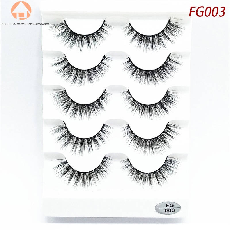 5 Cặp lông mi giả 3D mềm mại có thể tái sử dụng
 | BigBuy360 - bigbuy360.vn