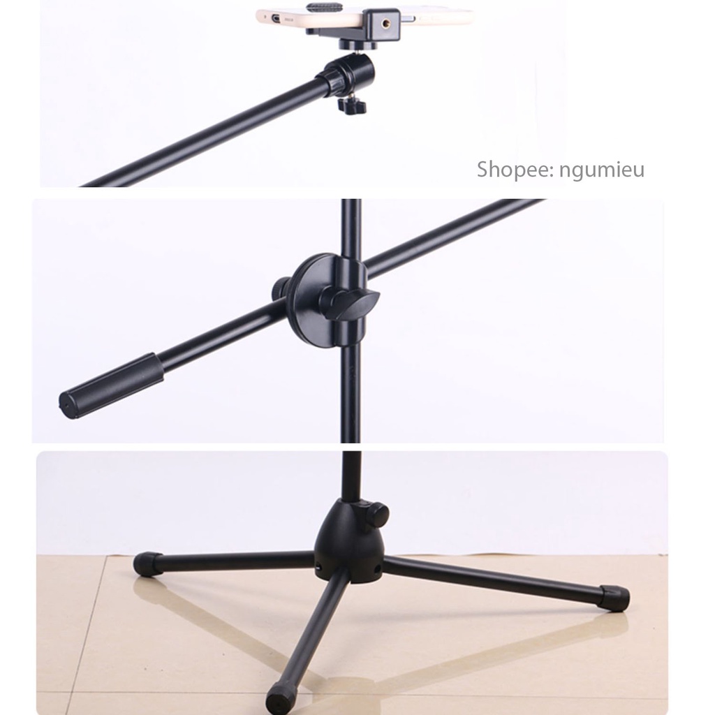 Giá đỡ điện thoại 3 chân, tripod quay phim, chụp hình từ trên xuống