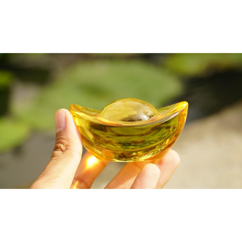 THỎI VÀNG PHONG THỦY THẦN TÀI MAY MẮN 6CM