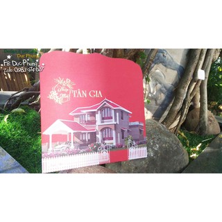 50 - 100 bộ thiệp tân gia cao cấp (giấy lụa)