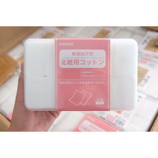 Bông Tẩy Trang Miniso 1000 miếng nhật bản