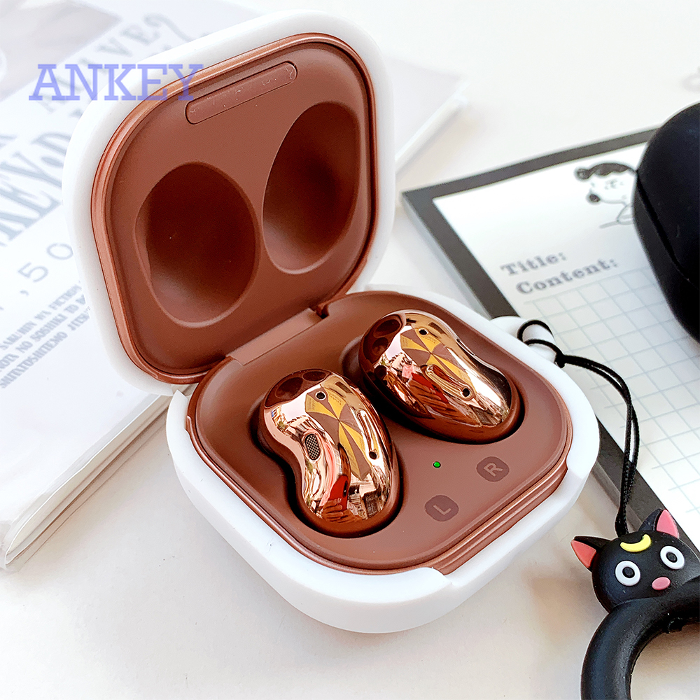 Samsung Galaxy Buds Live / Buds Pro / Buds 2 Case 2020 Vỏ Bảo Vệ Hộp Đựng Tai Nghe Hình Mèo Thủy Thủ Mặt Trăng Đáng Yêu Có Móc Treo Chống Sốc Chống Nước