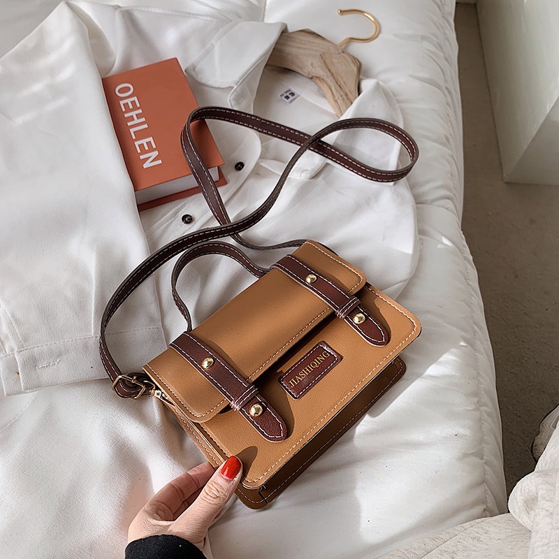 Túi Xách Đeo Vai Hình Vuông Cỡ Nhỏ Phong Cách Cổ Điển Thời Trang Mùa Xuân Dành Cho Nữ 2022