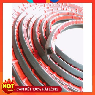 Ron Gioăng Cao Su Chữ P Dài 10m Dán Cửa Xe Hơi Ô Tô Chống Ồn Giữ Nhiệt Tặng 01 Lọ Keo Trợ Dính 10ml