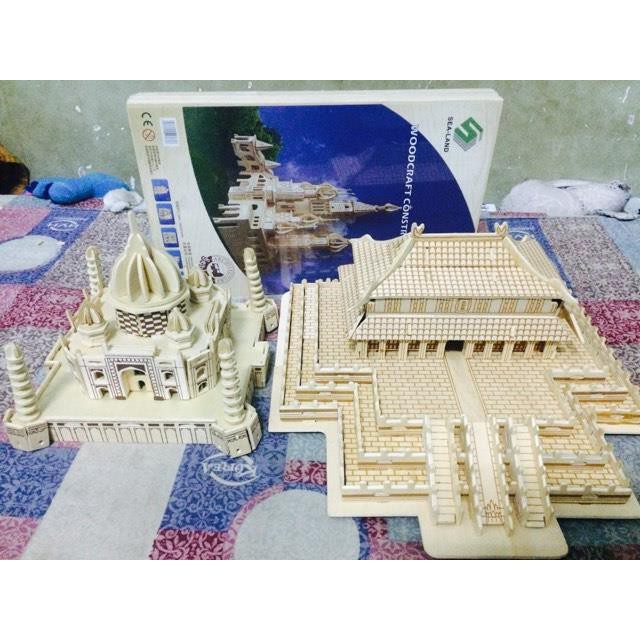 [Mã LIFETOYS1 giảm 30K đơn 99K] Đồ chơi lắp ráp gỗ 3D Mô hình Đền TAJ MAHAL