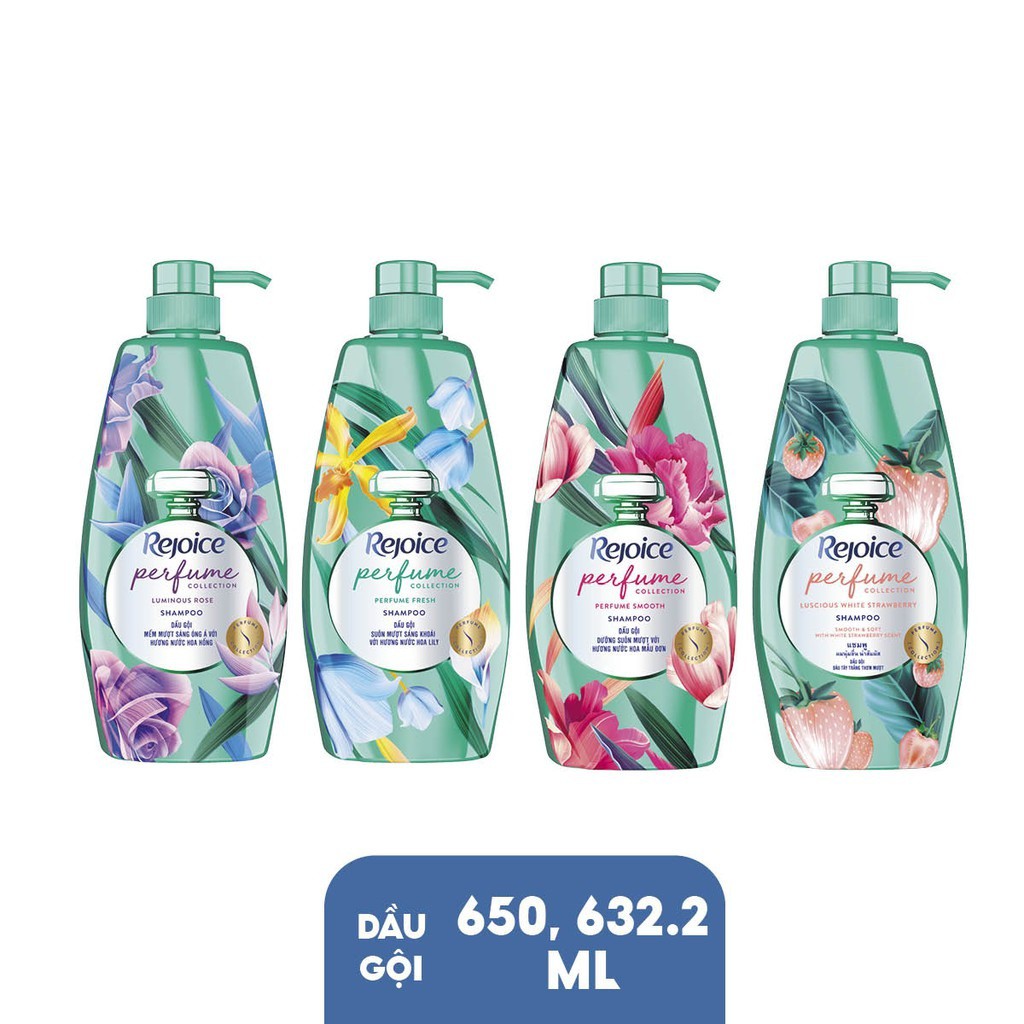 Dầu gội đầu Rejoice hương nước hoa các loại 650G hàng chính hãng