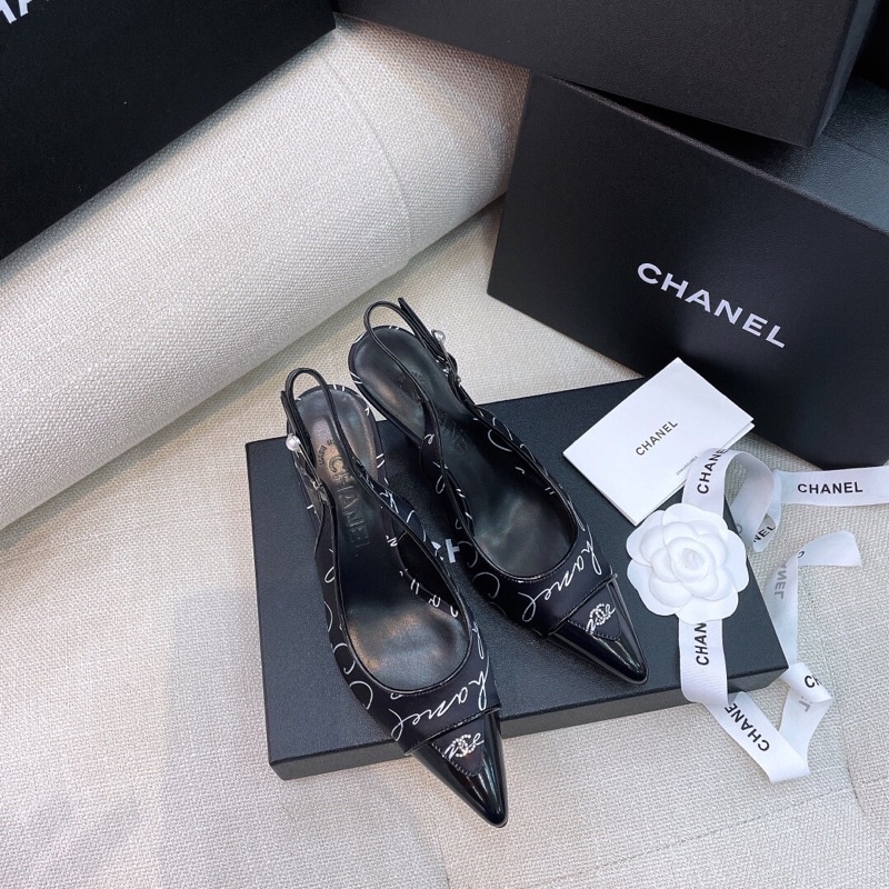 Giày cao gót nữ CHANEL* Au nhập khẩu mới nhất 2021 fullbox