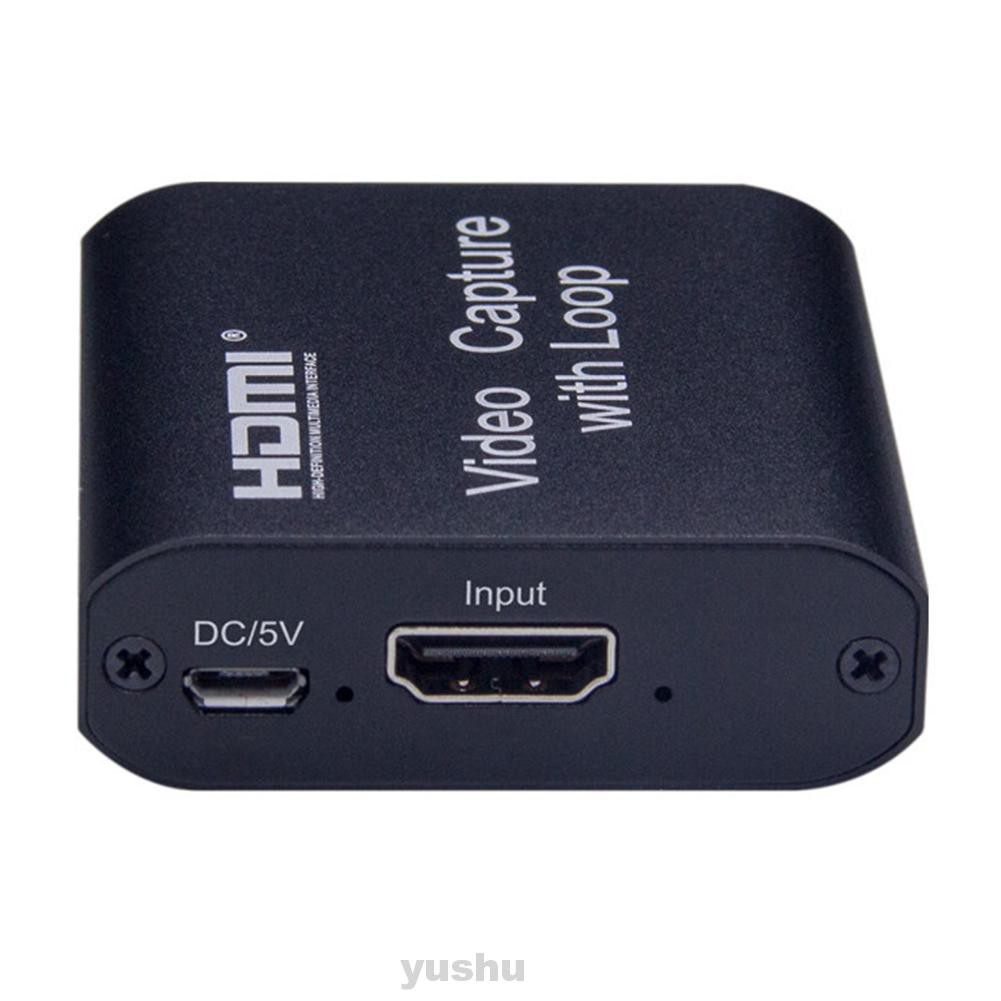 Portable High Speed Broadcast Audio Plug And Play Live Streaming Computer Accessory 4K Full HD Video Capture Card