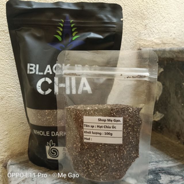 Hạt CHIA Black Bag Úc 100g